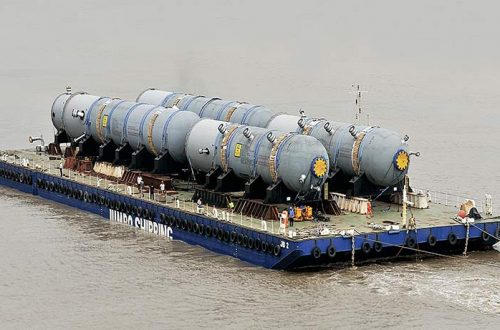 Marine transportation using barge
