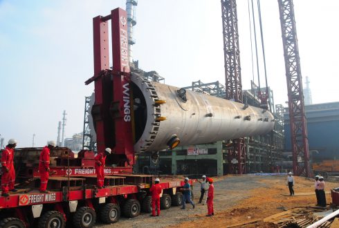 Installation of DHDT Reactor - CPCL
