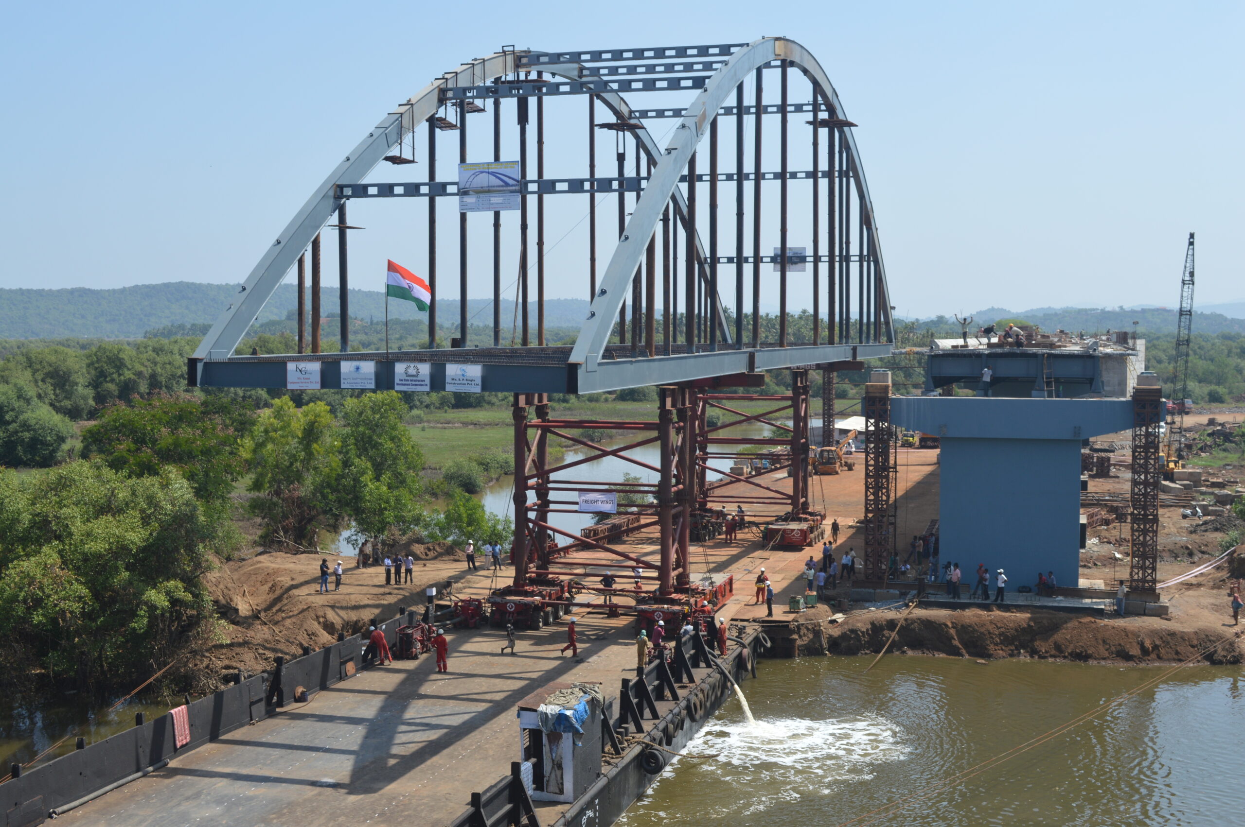 Bridge Erection – Gaundalim, Goa